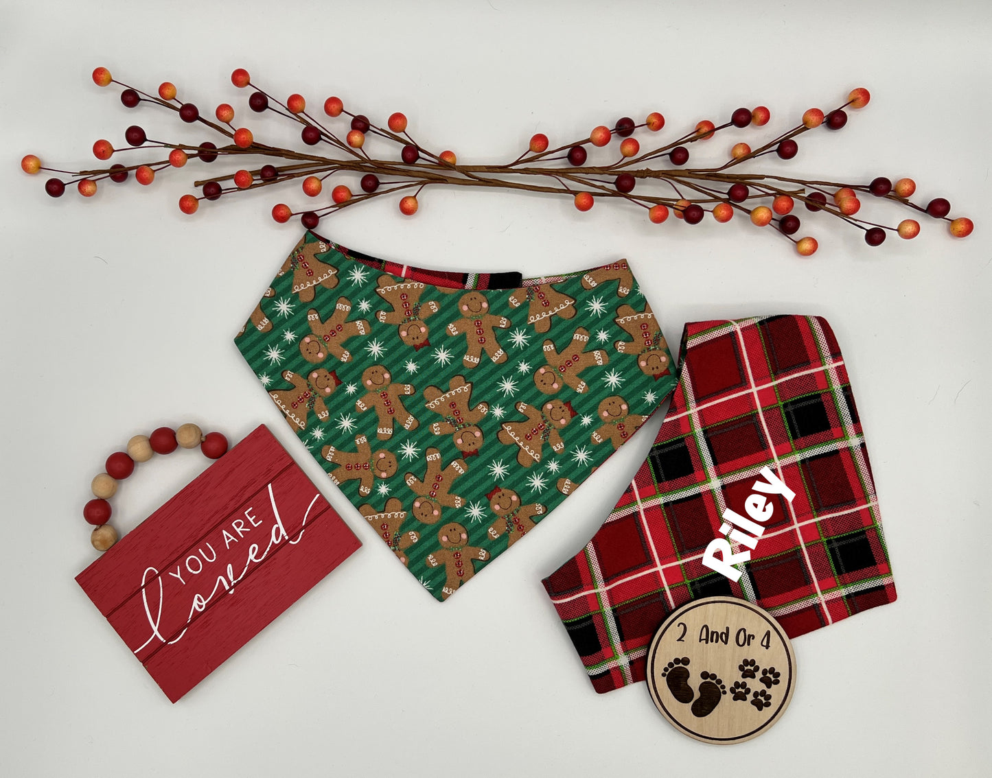 Gingerbread People - Holiday Plaid