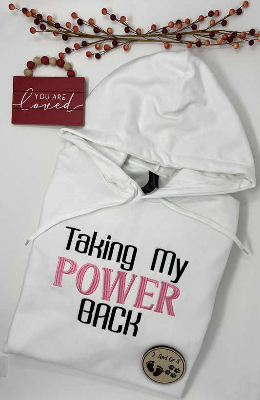 Taking My Power Back-Adult Unisex Hoodie Sweatshirt