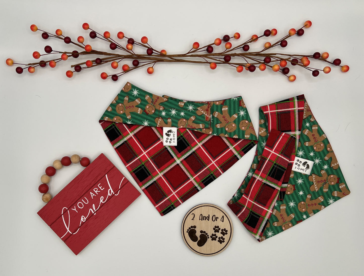 Gingerbread People - Holiday Plaid